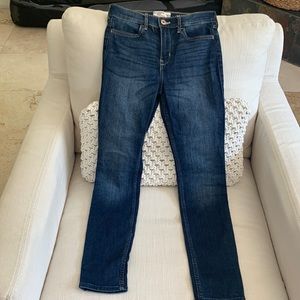 Abercrombie girls dark denim jean jeggings